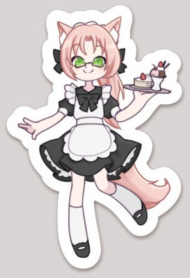 Minoru Maid Sticker